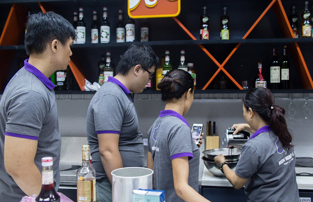 lớp học làm kem