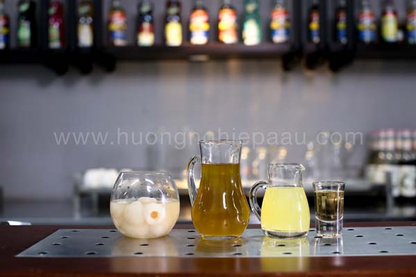 nguyên liệu pha chế trà vải