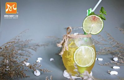 Mocktail chanh gừng đón mừng giáng sinh