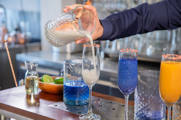 cocktail trang trí viền miệng ly