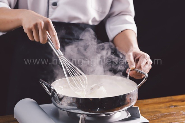 xốt bechamel béo thơm