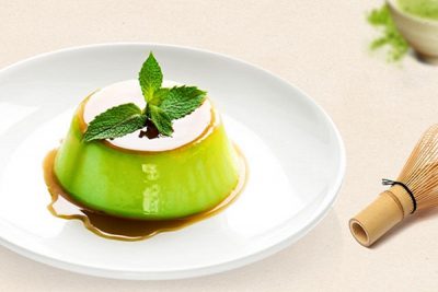 Cách làm bánh pudding trà xanh thơm ngon chuẩn vị