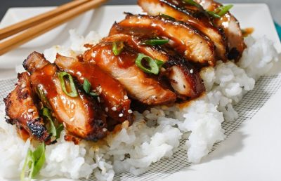 Gà Nướng Xốt Teriyaki  Hương Vị Nhật Bản