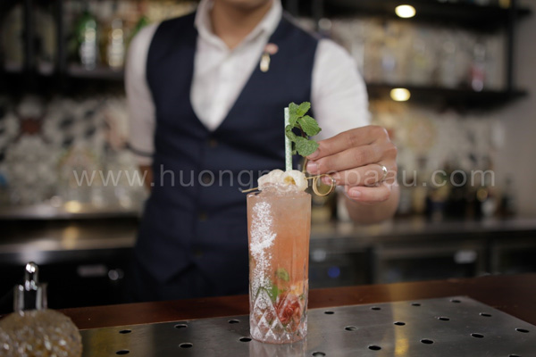 trang trí cho cocktail