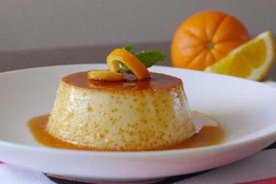 Thử ngay cách làm bánh flan cam lạ miệng