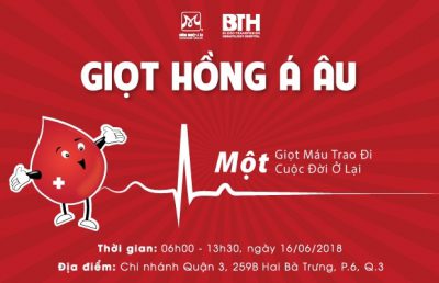 Giọt Hồng Á Âu – Ngày Hội Của Những Tấm Lòng Sẻ Chia