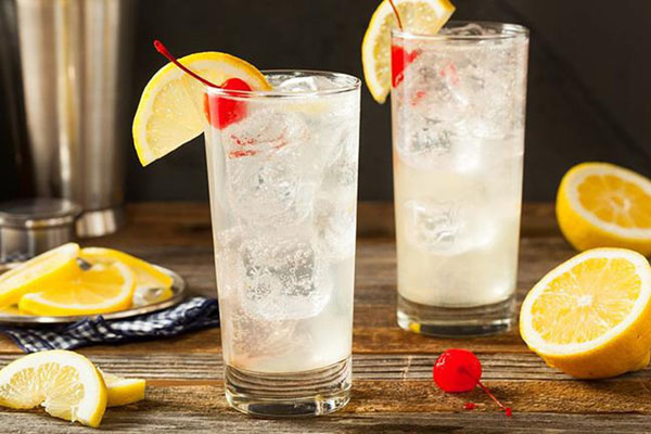 cocktail nước dừa kết hợp rượu gin
