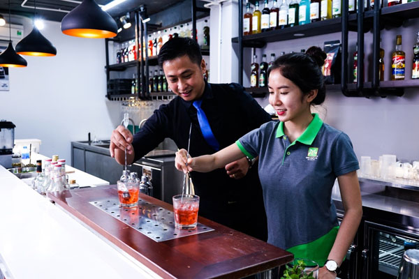 công việc phụ bar