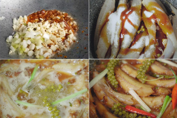 Kho cá ở lửa nhỏ để cá thấm gia vị đậm đà