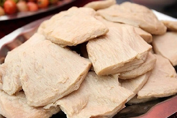 Sườn chay ngâm nở.
