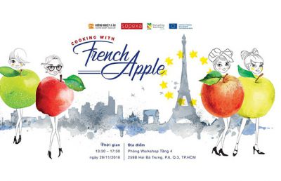 Nghe siêu đầu bếp Michelin nói về táo Pháp  tại Cooking With French Apple