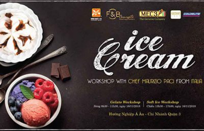 Tham gia Icecream Workshop cùng chuyên gia làm kem đến từ Ý