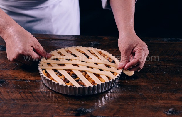 tạo hình bánh apple pie