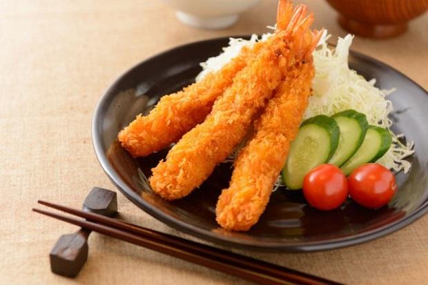 Một cơ hội tô điểm đĩa tôm lăn lóc bột rán xù