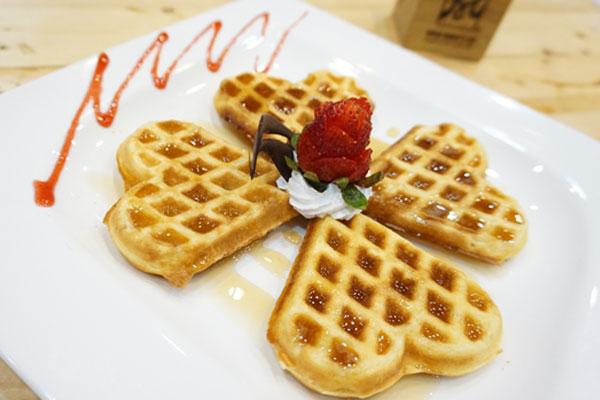 bánh waffle đặc biệt