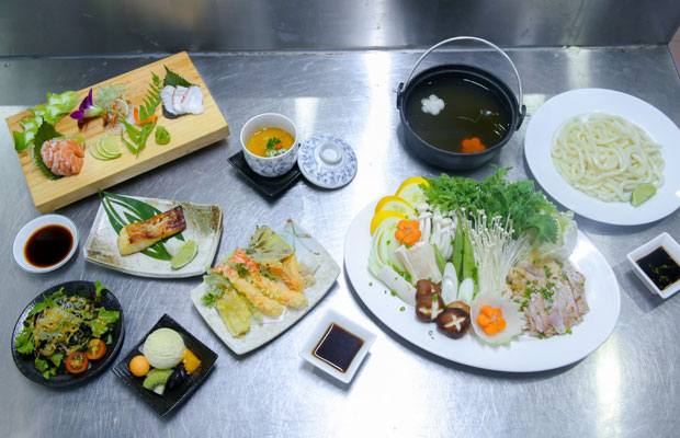 buổi học bàn tiệc món Nhật – Kaiseki