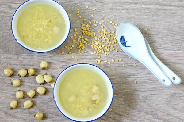 Chè phân tử sen đậu xanh