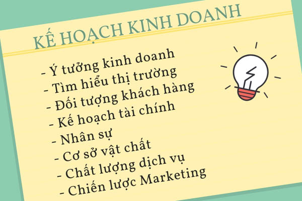 kế hoạch kinh doanh