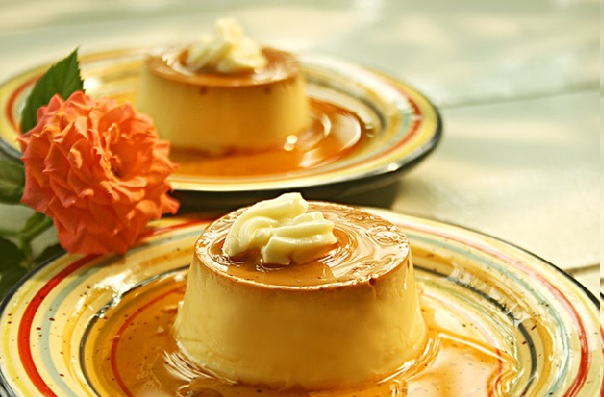 bánh Flan bằng lò vi sóng