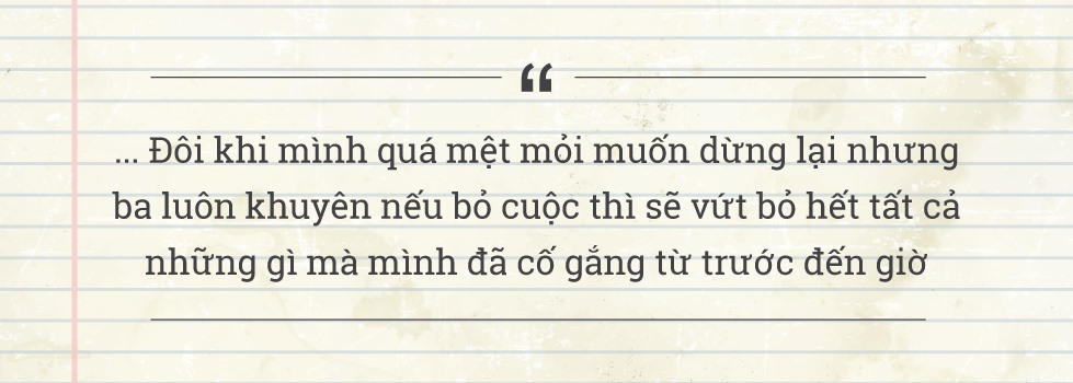 Lời động viên từ gia đình