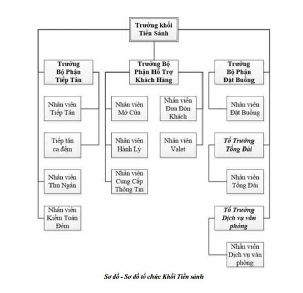 sơ đồ tổ chức khối tiền sảnh