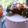 tạo hình thú mini kem sữa