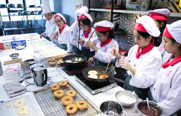 chien banh donut