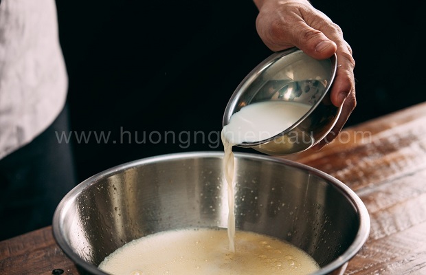 làm hỗn hợp sữa