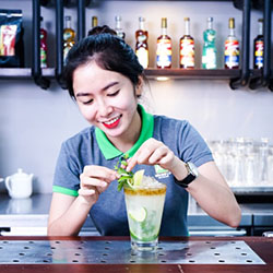 châu hương học viên pha chế