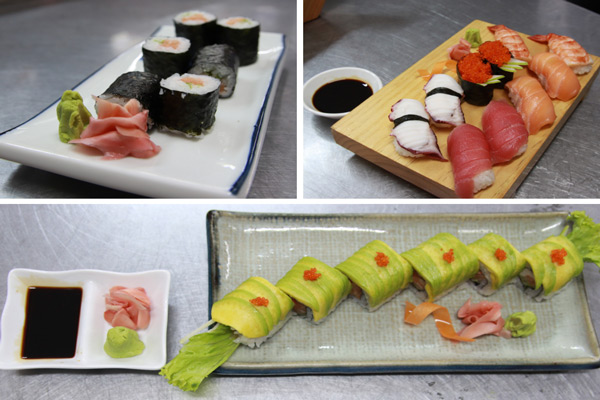 3 loại Sushi Nigiri, Maki, Gunkan