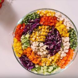 salad cầu vồng hấp dẫn