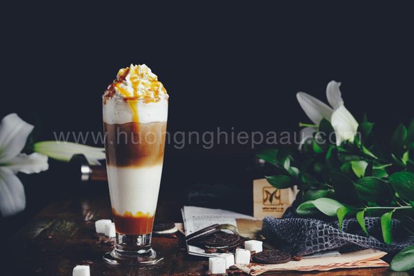 mocha coffee phân tầng đẹp mắt