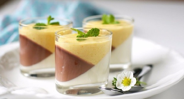 panna cotta 3 lớp bắt mắt