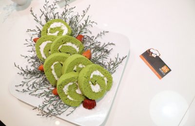 bánh bông lan trà xanh
