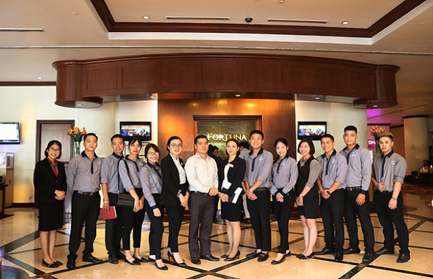 Học viên trải nghiệm tại Khách sạn Fortuna Hà Nội