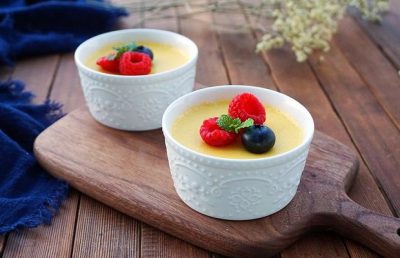 pudding trứng sữa mềm mịn