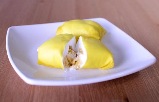 thành phẩm bánh crepe sầu riêng