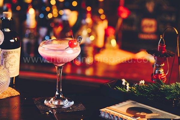 hương vị ly cocktail