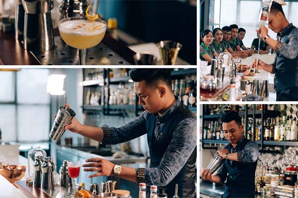 người nghệ sĩ bartender