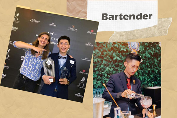 sân khấu riêng của bartender