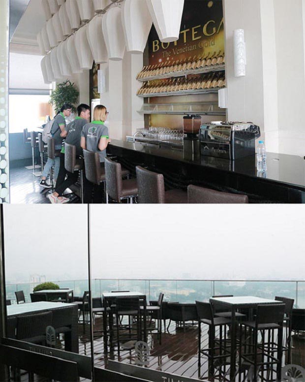 Tầng 20 là The Summit Bar nổi tiếng