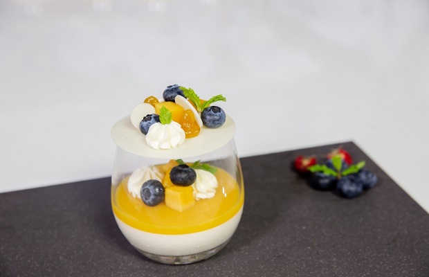 panna cotta mango Jam