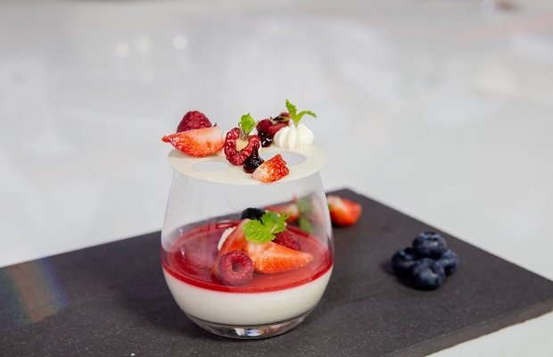 Panna Cotta Raspberry Jam