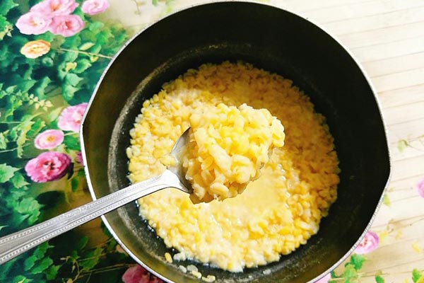 nấu đậu xanh nở mềm