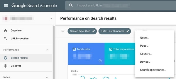 phân tích hiệu quả trên search console