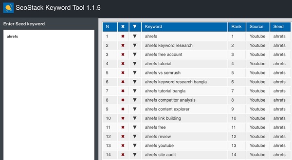 SEOStack Keyword Tool