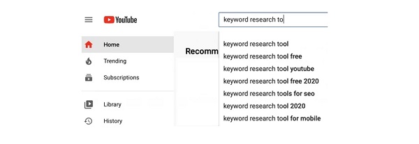 nghiên cứu từ khóa trên youtube