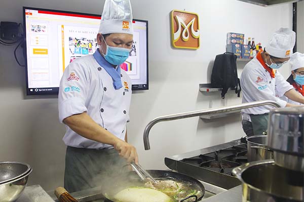 thực hành xử lý lòng bò