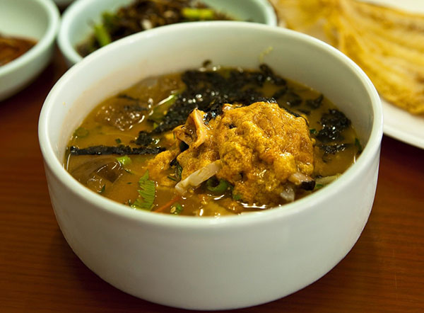 súp gusal là món ăn nổi tiếng của người dân dảo jeju