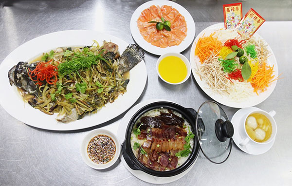 những món ăn được người Hoa chọn lựa thưởng thức trong những ngày tết